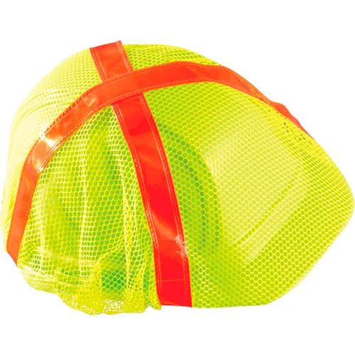 OccuNomix High Visibility Regular Brim Hard Hat Cover HiViz Yellow, 12