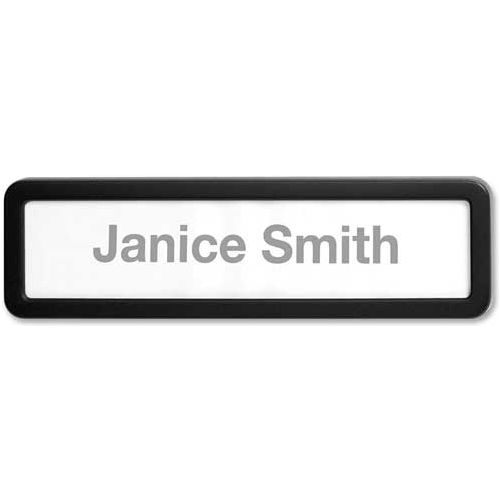 Lorell Cubicle Nameplate Black