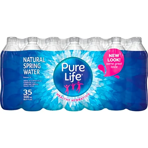 Nestle Pure Life Purified Spring Bottled Water, 500 ml Bottle, 35 ...