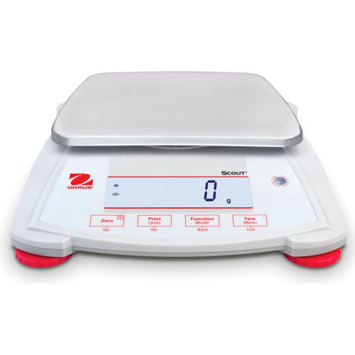 Ohaus® Scout® SPX8200 Electronic Portable Balance with LCD Display, 8200g x 1g