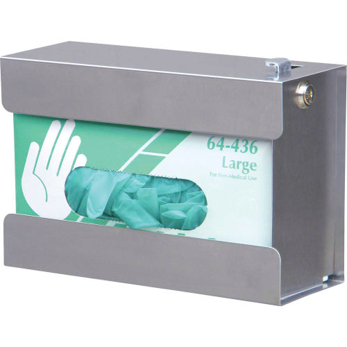 Omnimed&#174; Single Security Glove Box Holder, Stainless Steel