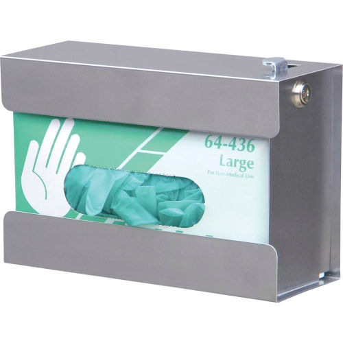 Omnimed® Single Security Glove Box Holder, Stainless Steel