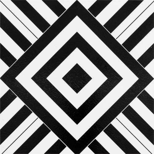Achim Retro Self Adhesive Vinyl Floor Tile 12" x 12", Geometric, 20 Pack