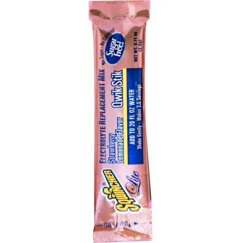 Sqwincher Zero Qwik Stik Sugar Free, Strawberry Lemonade, 0.11 oz