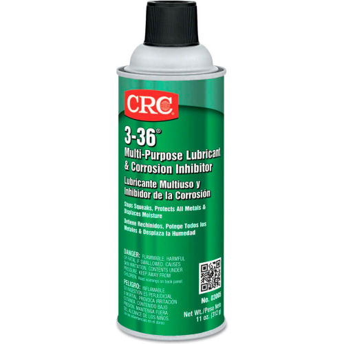 CRC 3-36 Multi-Purpose Lubricant & Corrosion Inhibitor - 16 oz Aerosol Can - 03005 - Pkg Qty 12