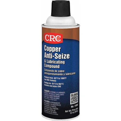 CRC Copper AntiSeize & Lubricating Compound 12 oz 14095 Pkg Qty 12