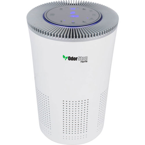 OdorStop OSAP5W1 5-in-1 Air Purifier with H13 HEPA Filter - UV - Active Carbon and Ionizer - White