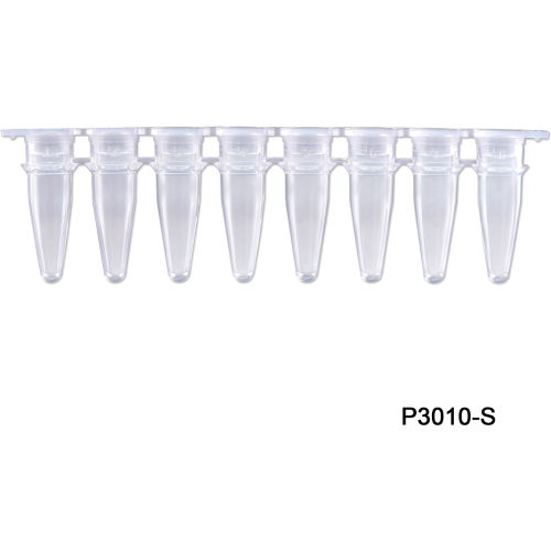 MTC™ Bio PCR 8 Strips with Separate Flat Cap Strips, 0.2 ml, 120 Pack