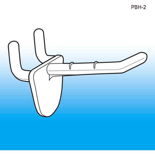 Pegboard & Slatwall Display Hook, 2"
