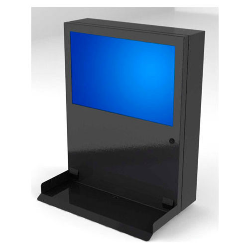 Computer & Monitor Enclosure, Black, 24"W x 30"H