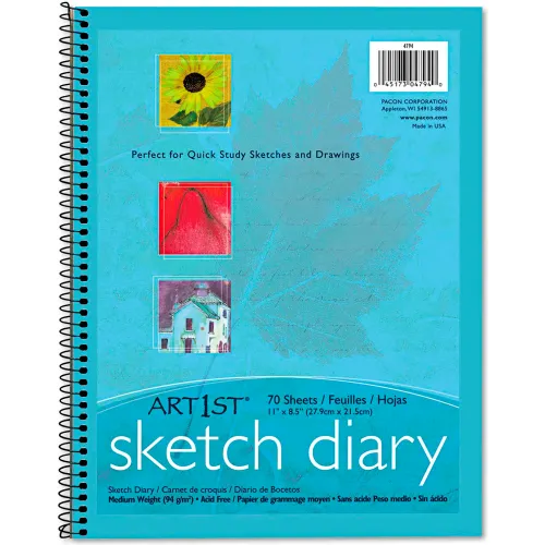 Pacon® Art1st Sketch Diary 4794, 8-1/2