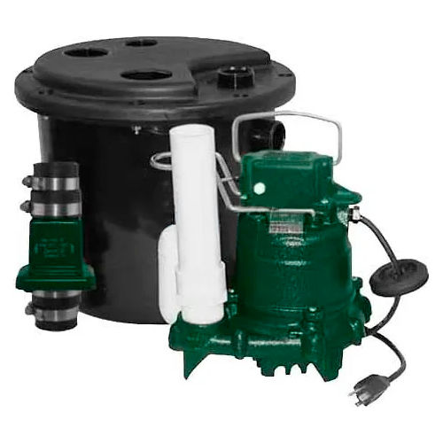 Zoeller Drain Pump System 1310001 With M98 Pump, 1/2 HP