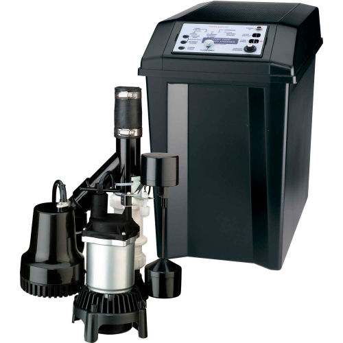 Flotec Emergency Battery Backup Pre Assembled Sump Pump System 0464