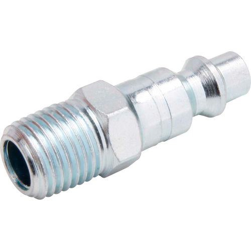 Freeman Male To Male Industrial Plug Z1438MMIP, 1/4" x 3/8", Zinc