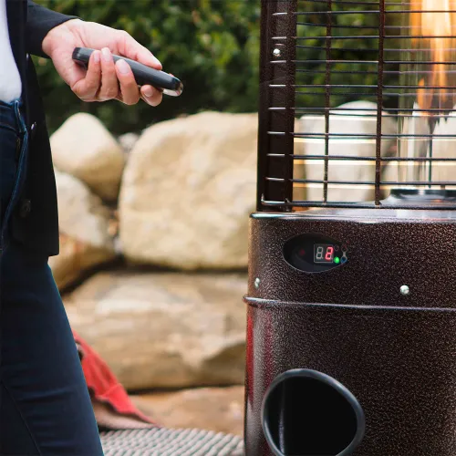 Paragon Outdoor Helios Illume Round Flame Tower Heater w