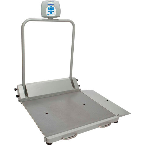 Health O Meter 2600KL Digital Wheelchair Ramp Scale 1000 x 0.2lb/454 x 0.1kg, Portable