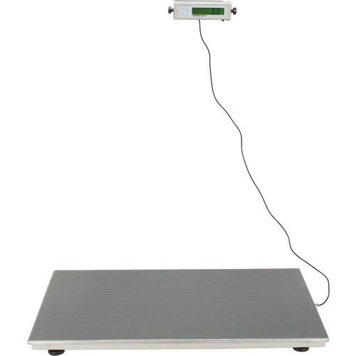 Health O Meter 2842KL Digital Scale with Remote Display, 600 x 0.2lb/270 x 0.1kg 22-1/4 x 42&quot; Plat. 