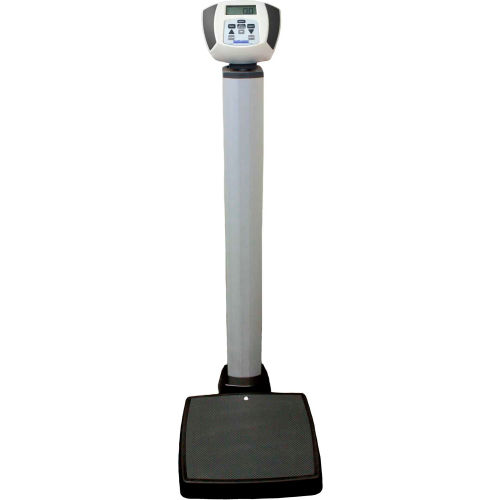 Health O Meter 599KL Digital Physician Scale 600 x 0.2lb/272 x 0.1kg, Eye Level w/ Wheels