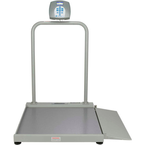 Health O Meter 2500KL Digital Wheelchair Ramp Scale 1000lb x 0.2lb/454 x 0.1kg, Portable