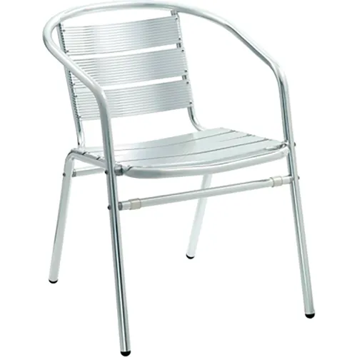 Premier Hospitality Furniture Luna Outdoor Aluminum Chair With Arms