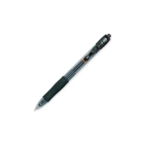 G2 Roller Ball Retractable Gel Pen, Black Ink, Fine - 2 count