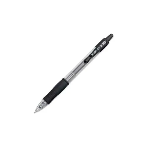 Pilot® G2 Gel Retractable Rollerball Pen, Bold, 1.0mm, Blue Ink, Dozen