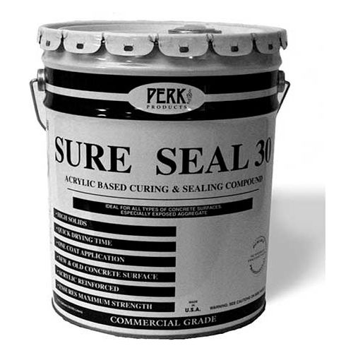 Sure Seal 30 Acrylic Sealer, Clear Gloss Finish 5 Gallon Pail 1/Case - CP-1541