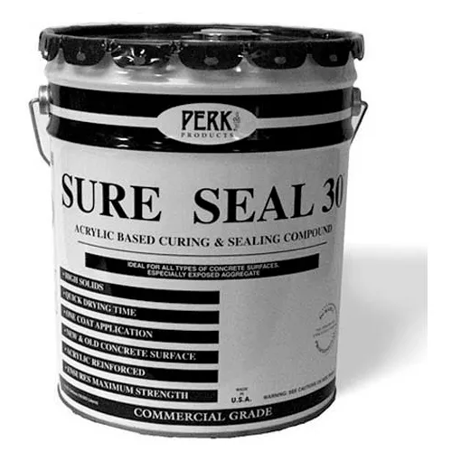 Sure Seal 30 Acrylic Sealer, Brown Gloss Finish 5 Gallon Pail 1/Case -  CP-1542