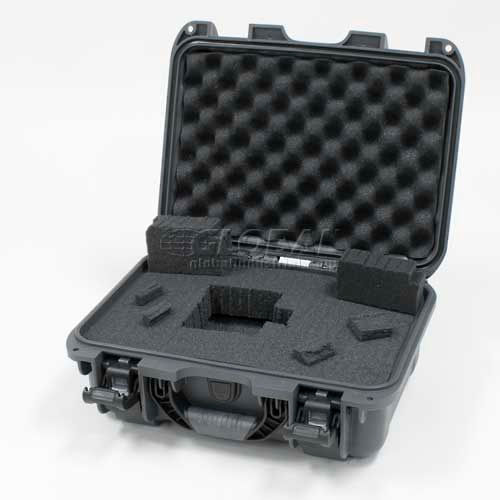 Nanuk 915 Case w/Foam, 15-3/8"L x 12-1/8"W x 6-13/16"H, Graphite