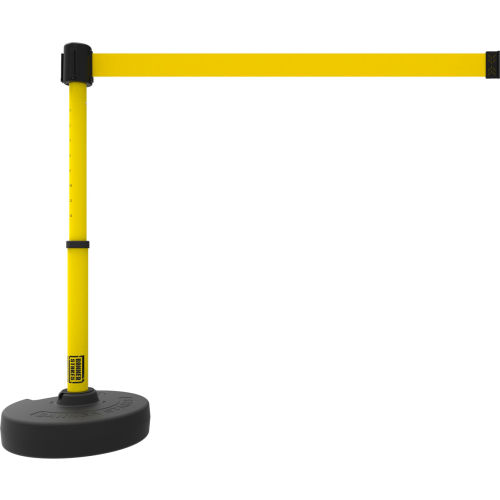 Banner Stakes PL4092 - PLUS Barrier Set, 15' Blank Yellow Banner
