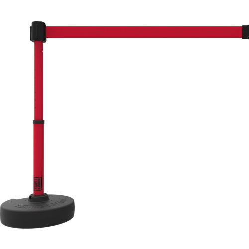 Banner Stakes PL4099 - PLUS Barrier Set, 15' Blank Red Banner