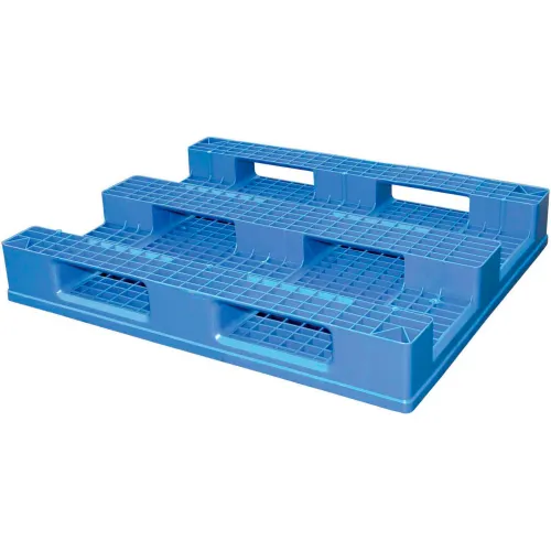 Nestable Half Size Open Deck Pallet, Plastic, 4-Way, 31-1/2x23-1/2, 5500  Lb Dynamic Cap, Black