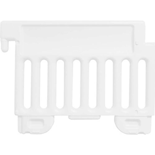 Plasticade CSP-SW38-W Strongwall ADA Compliant Plastic Barricade, White, 38"H, Interlocking