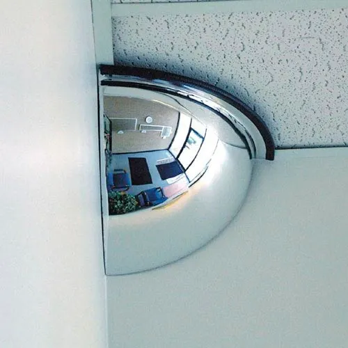 See All® Half Dome Acrylic Mirror, Indoor, 32" Dia., 180° Viewing Angle