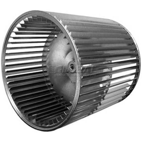 Double Inlet Blower Wheel, 10-5/8" Dia., CW Or CCW, 10-5/8"W, 5/8" Bore