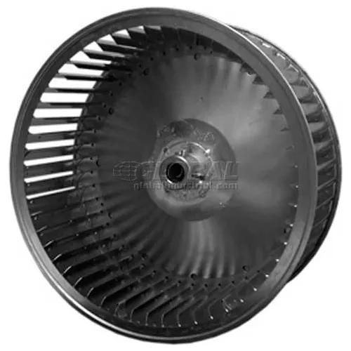 Single Inlet Blower Wheel, 71/2" Dia., CW, 1650 RPM, 1/2" Bore, 4"W