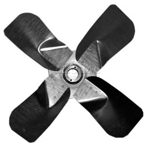 Heavy Duty Four Wing Fan Blade, Galvanized Steel Props, 42" Dia.,CW, 27° Pitch