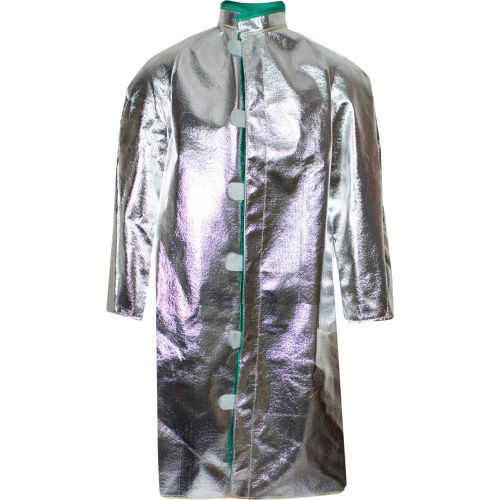CARBON ARMOUR™ Silvers 19 oz. 45 Deluxe Aluminized Coat, 2XL C22NL2XL45