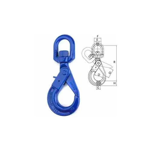 Peerless™ 8499700 5/8 V10 Swivel Self-Locking Hook