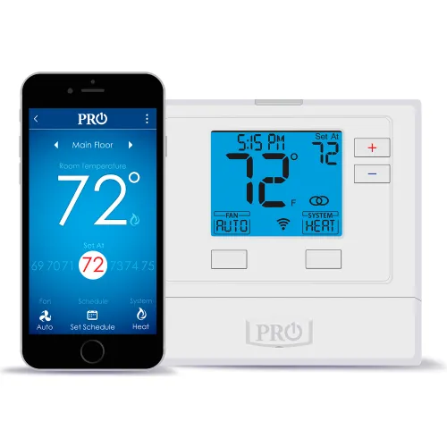 PRO1 IAQ Low Voltage Thermostat, Programmable Through App, 1H/1C or 2H