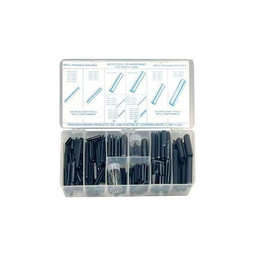 287 Piece Metric Roll Pin Assortment - Made In USA