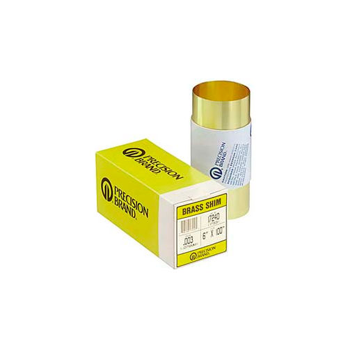 0.015" Brass Shim Stock 12" x 120" Roll