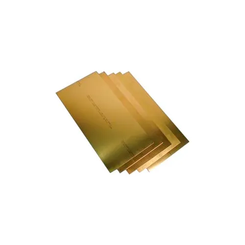 10 Piece Metric Brass Shim Stock Assortment 150mm x 300mm Sheets