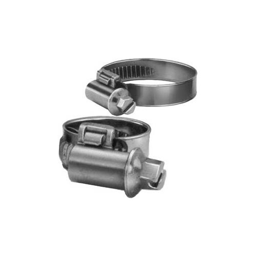Critical Connection Worm Gear Hose Clamp, 16mm - 27mm Clamping Dia. 10-Pack