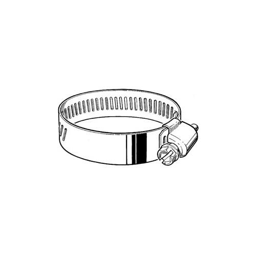 HD56H 9/16&quot; Band, Heavy Duty 3-Piece Partial SS Worm Gear Hose Clamp 3-1/16&quot; - 4&quot; Dia. 10-Pack