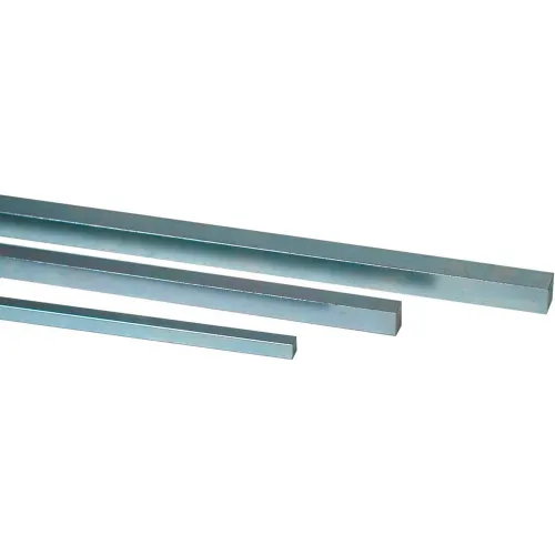 Precision Brand 57415 5mm Square Stainless Steel Metric Keystock, 12" Length