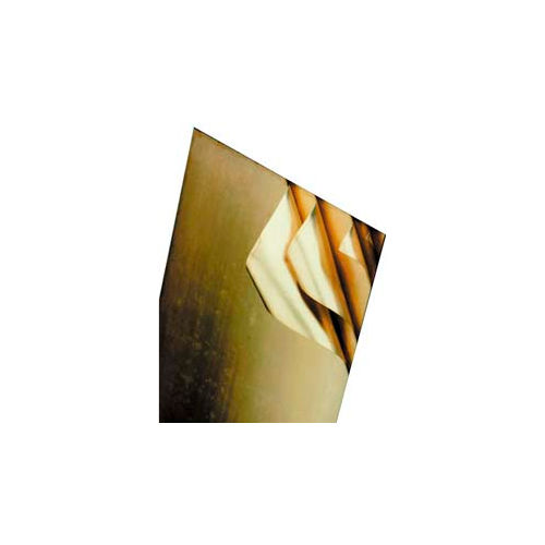 Laminated Brass Shim 0.125" Thick, 0.002" Laminations, 12" x 24" Sheet