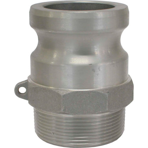 1" Aluminum Camlock Fitting - Male Coupler x MPT Thread