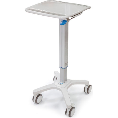 Capsa Healthcare SlimCart Mobile Laptop Cart 331/4" to 491/2"H, Gray