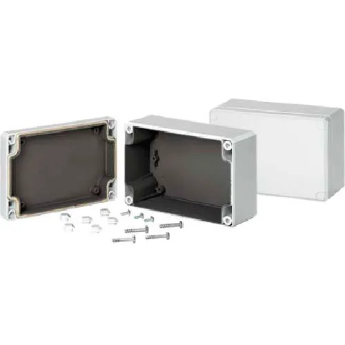 Hoffman Q20129PCEMC QLINE™ J Box, Screw Cover, Type 4X, EMC, 200x120x85mm, Polycarb